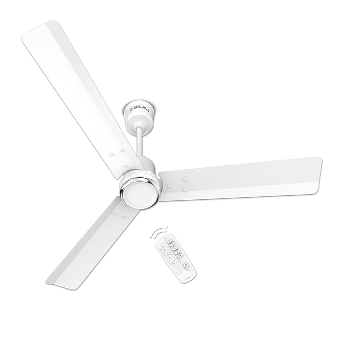 BAJAJ | CELLING FAN  |1200 MM CLASSICO |SLEEK PLUS | BASE WHITE