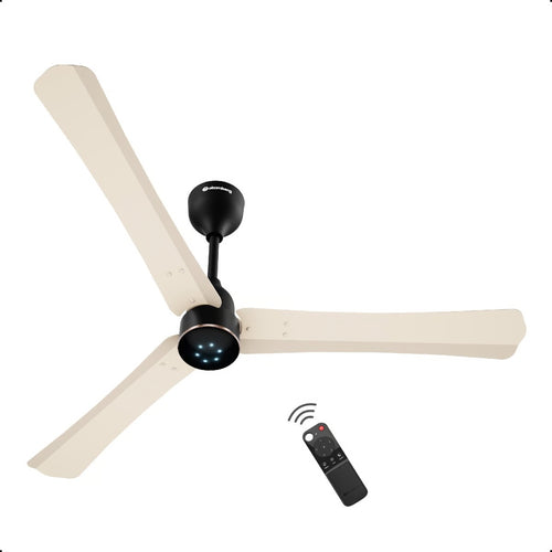ATOMBERG | CLELLING FAN | 1200 MM BLDC| RENESA HALO SMART| SS IVORY BLACK