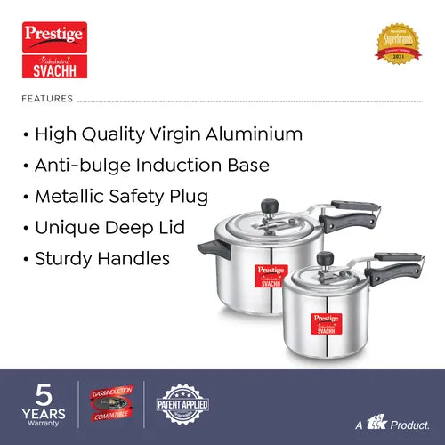 PRESTIGE | COOKER |AL NAK PLS |COMBI 5L 3L |TWO BODIES 2 LID