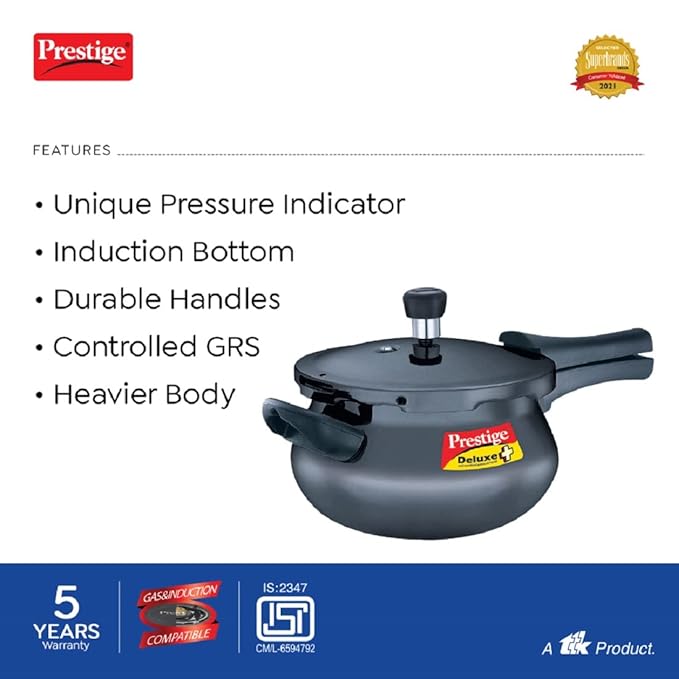 PRESTIGE| COOKER |ALU DLX PLS |HANDI 3L HA