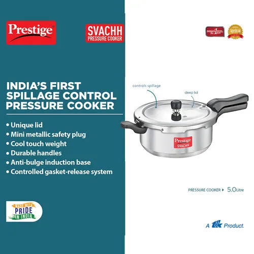PRESTIGE | COOKER |ALU SR SVACHH |PRESSURE PAN 5L