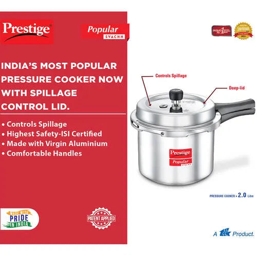 PRESTIGE | COOKER |ALU SVACH 2L TALL |POP OUTER LID |PR COKER