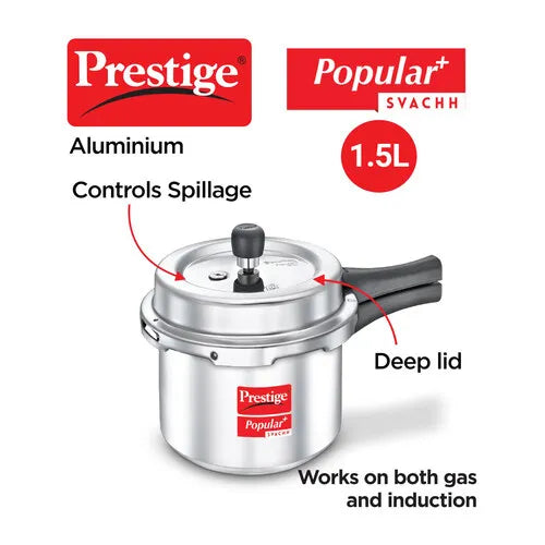 PRESTIGE | COOKER |ALU SVACHH 1.5L | POP PLS OUTER LID |PR CKR
