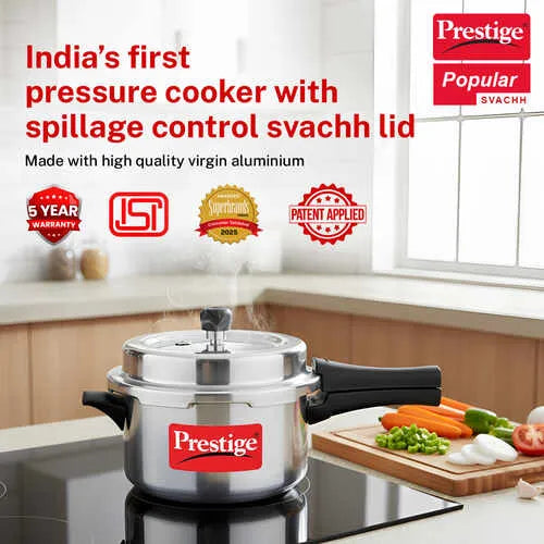 PRESTIGE | COOKER |ALU SVACHH 4L |POP OUTER LID |PR COOKER