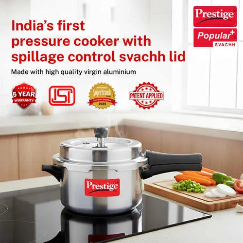 PRESTIGE | COOKER |ALU SVACHH 4L |POP PLS OUTER LID |PR CKR