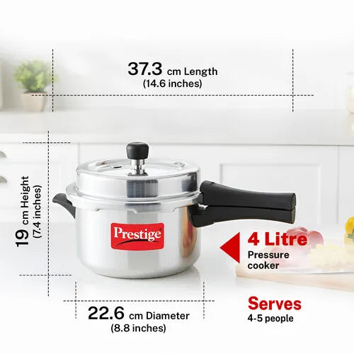PRESTIGE | COOKER |ALU SVACHH 4L |POP PLS OUTER LID |PR CKR
