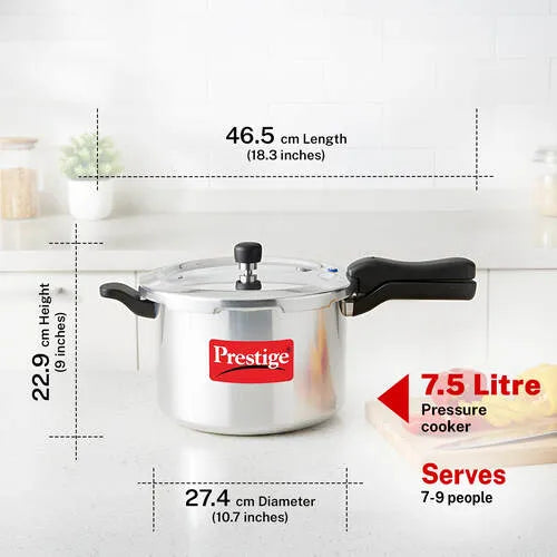 PRESTIGE | COOKER |ALU SVACHH |PRESSURE COOKER 7.5L