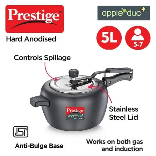 PRESTIGE | COOKER |APPLE HA DUO |SVACH 5L |PRESSURE COOKER