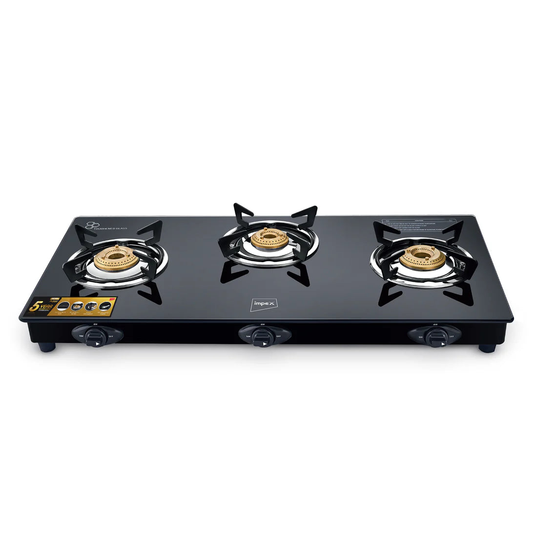 IMPEX | GLASS TOP | GAS STOVE | 3B |  (ASPIRA ADOR 3B)