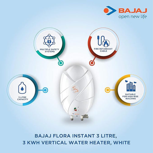 BAJAJ | Water Heater |3 LTR |FLORA