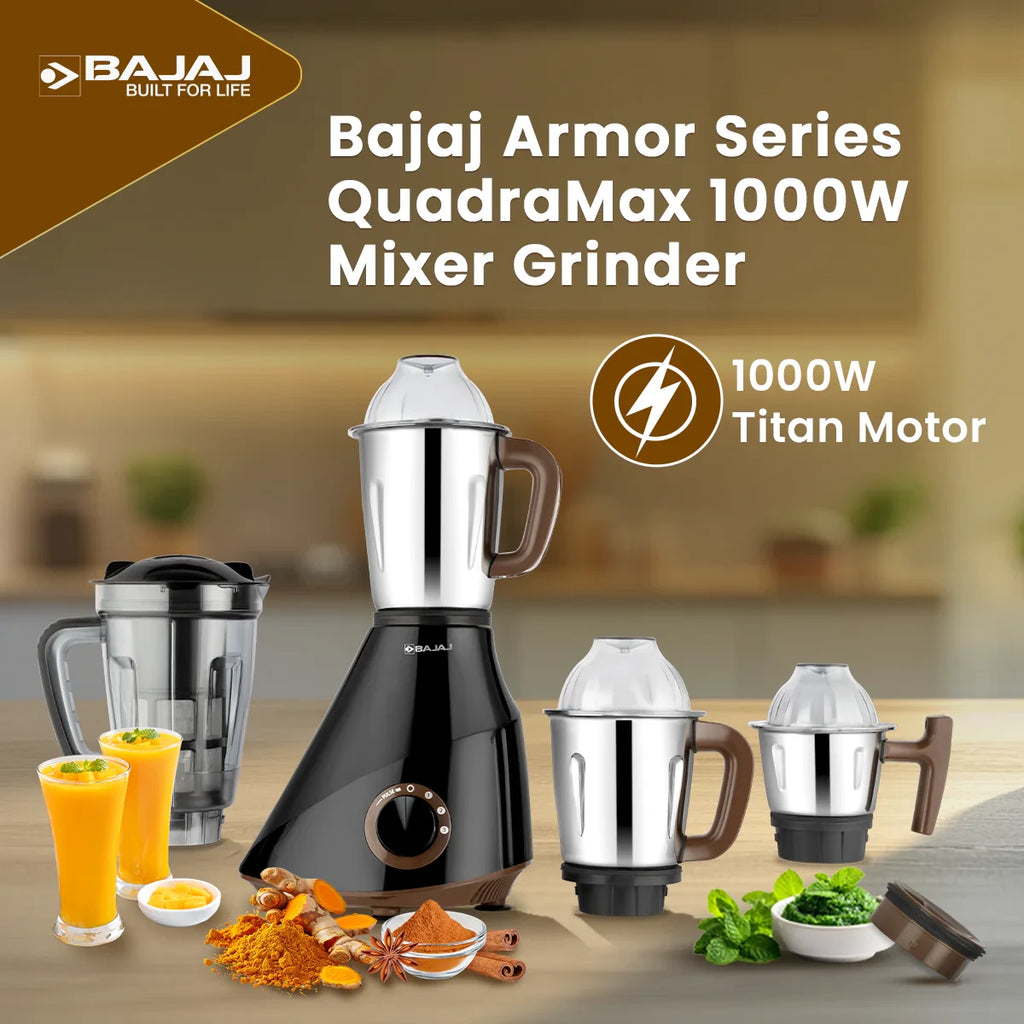 BAJAJ | MIXI | ARMOR SERIES | QUADRAMAX | 4 JAR | 1000W