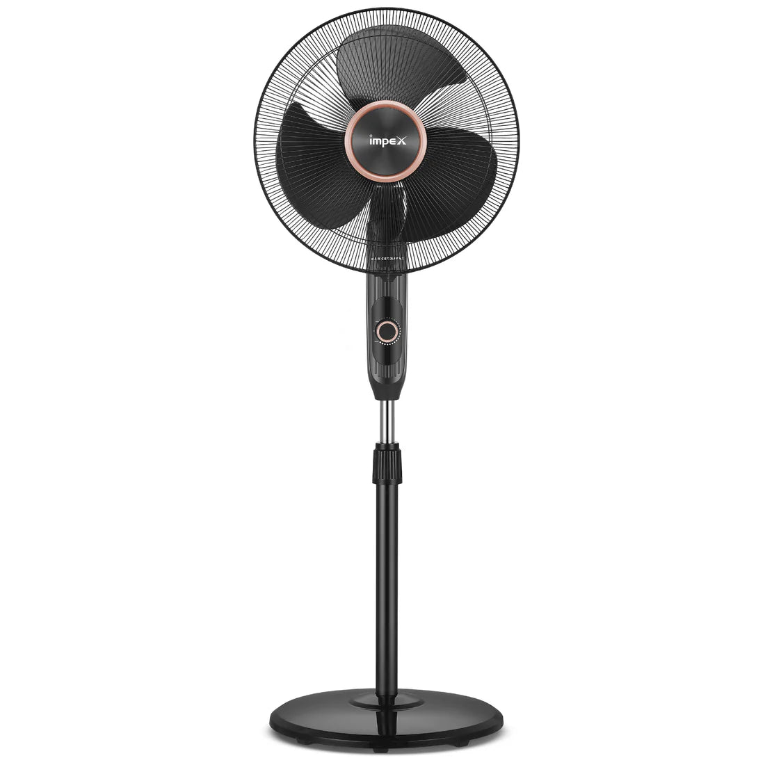 IMPEX | BLDC | PEDESTAL FAN | EN BOOSTER PF | HS Black