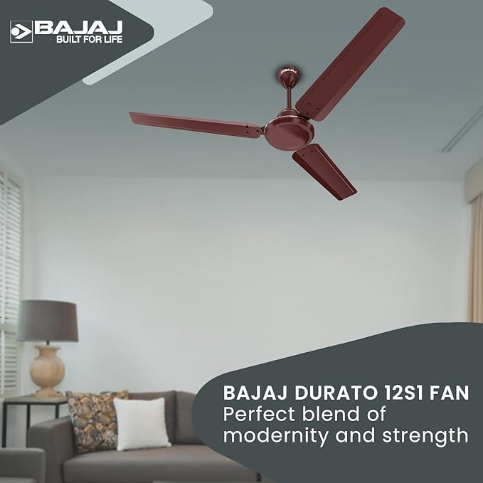 BAJAJ | CELLING FAN | 1200 MM | DURATO DECO | 12S1 BROWN