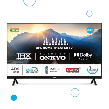 BPL | LED | 32 INCH | QLED | HOMETHEATRE ONKYO WEB OS TV | WTV32QF7540