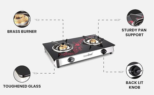GREENCHEF| LPG STOVE | 2B GT | CRYSTAL | PLUS 1002