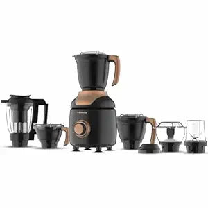 BUTTERFLY | MIXI | ZIERA BLACK | 1000W | 6 JAR | MATTE BLACK WITH COPPER