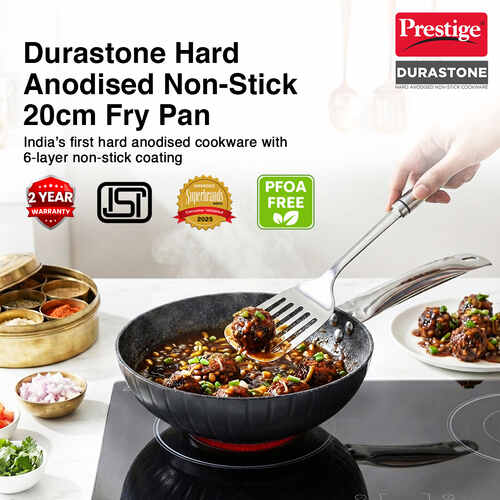 PRESTIGE | NON STICK COOKWARE |DURASTONE |DIA 200 FRY PAN |HA WITH NSTK