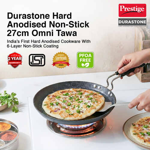 PRESTIGE | NON STICK COOKWARE |DURASTONE DIA 270 \OMNI TAWA |HA WITH NSTK