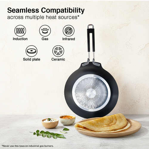 PRESTIGE | NON STICK COOKWARE |DURASTONE DIA 280 |FLAT DOSA TAWA |HA NSTK