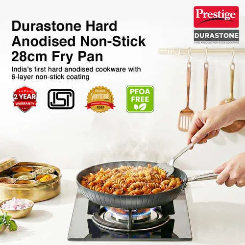 PRESTIGE | NON STICK COOKWARE |DURASTONE |DIA 280 |FRY PAN |HA WITH NSTK