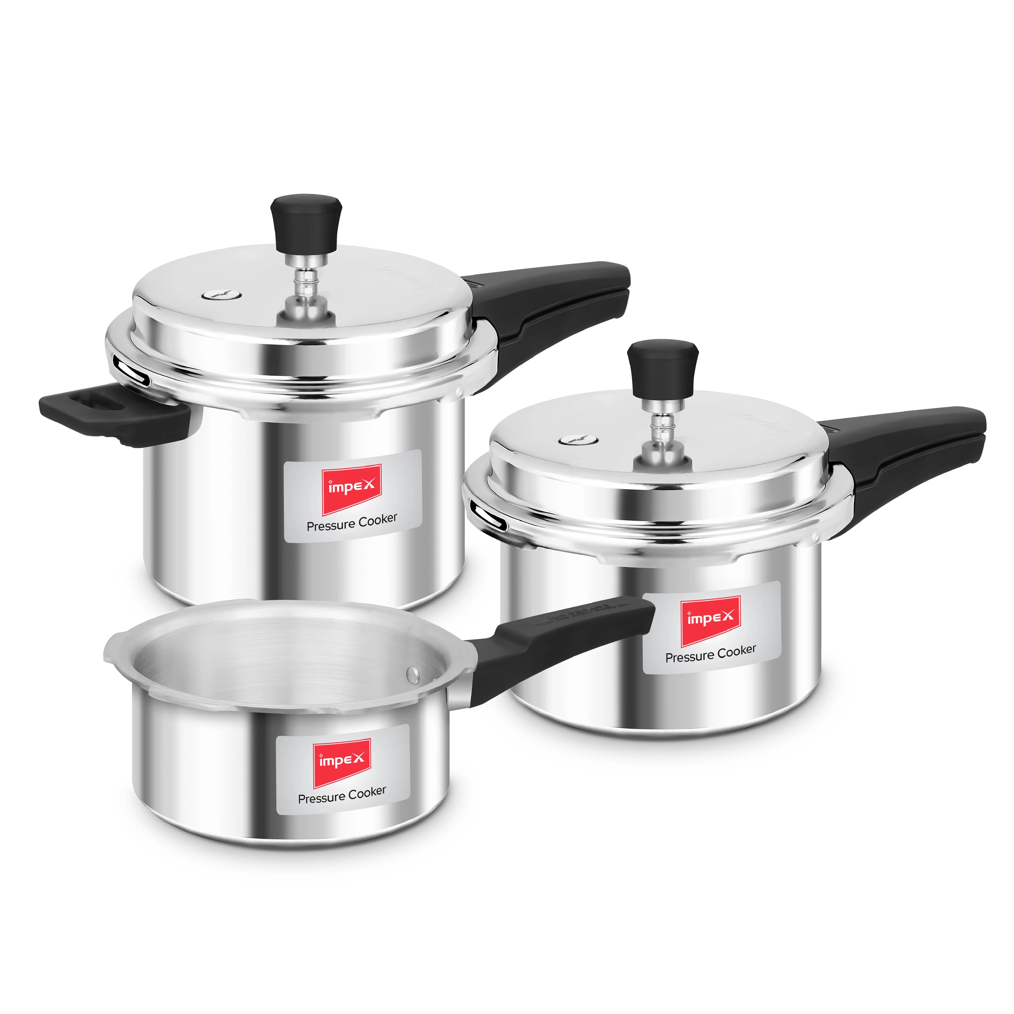 IMPEX | ALU PRESSURE COOKER | FAMILY COMBO |ECO 235|