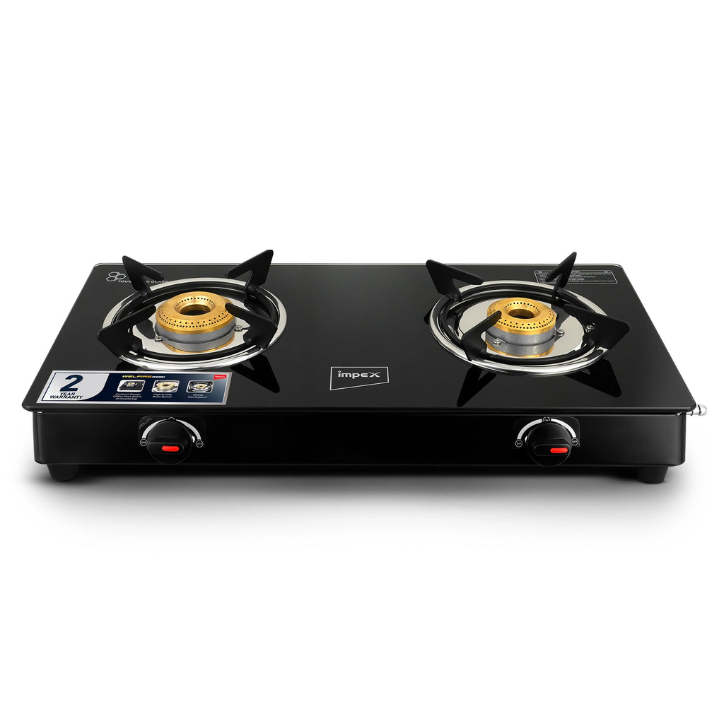 IMPEX| GLASS TOP | GAS STOVE | 2B| (WELFIRE 2B)
