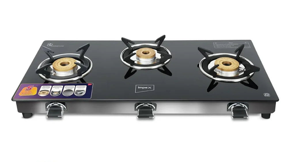IMPEX | GLASS TOP | GAS STOVE | (FIERA  3B DESIGN)