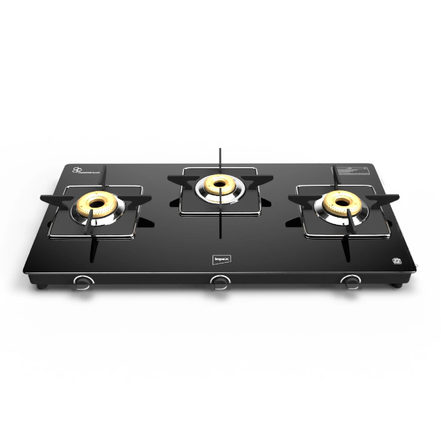 IMPEX | GLASS TOP | GAS STOVE | ASPIRA | (GLAZE 3B)