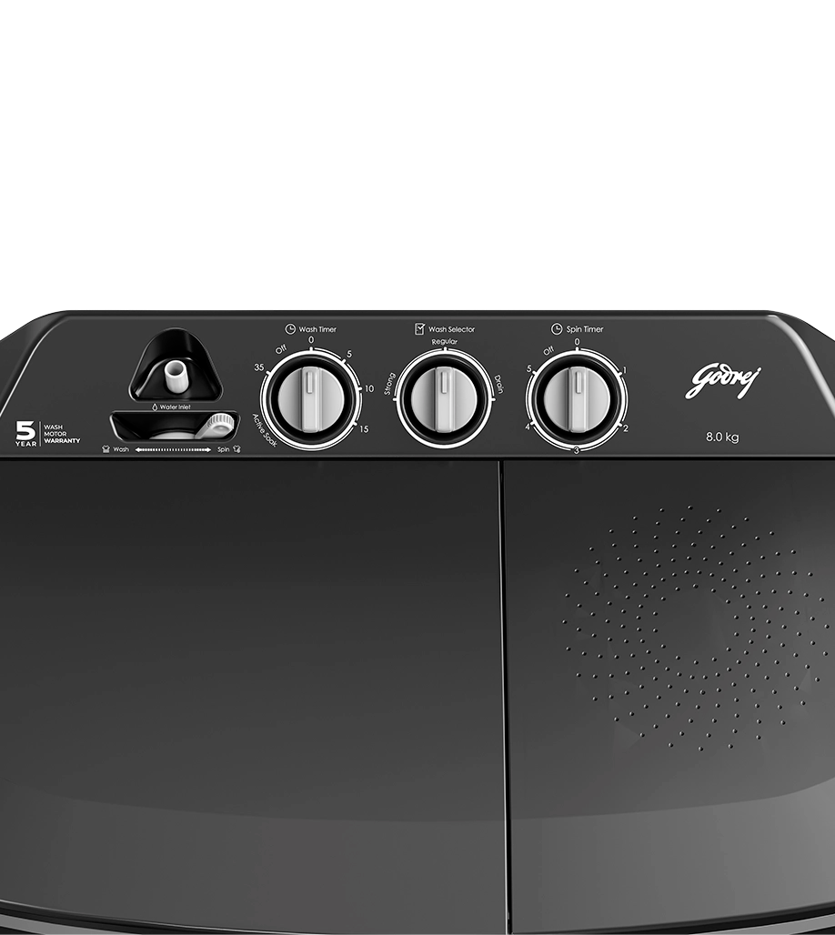 GODREJ | 5 STAR | 8 KG |SEMI AUTOMATIC | WS EDGE CLS 80 5.0 PRA SLGR