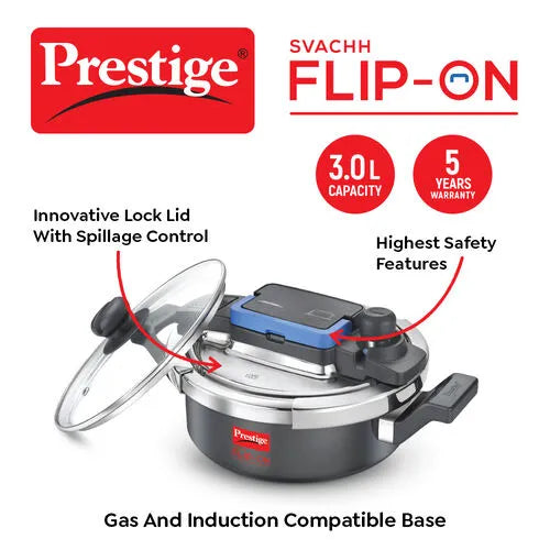 PRESTIGE | COOKER |HA FLIP ON  |SVACHH 3 L |PR CKR 22CM