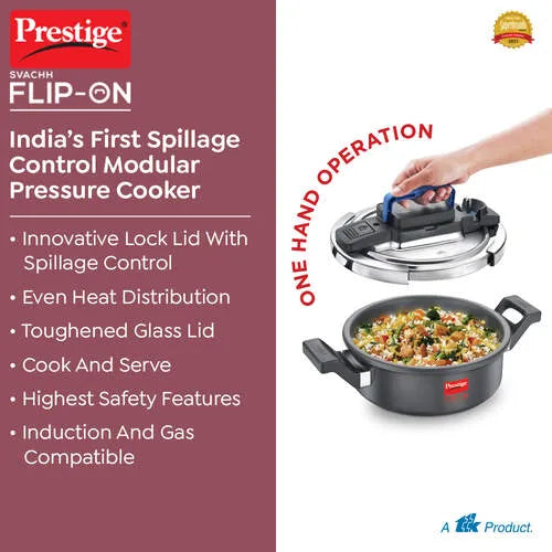 PRESTIGE | COOKER |HA FLIP ON  |SVACHH 3 L |PR CKR 22CM