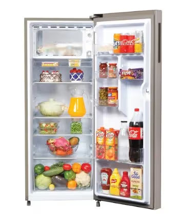 HAIER | 3 STAR | 215 LTR | DIRECT COOL | SINGLE DOOR | HRD-2353BNSA NICKLE STEEL