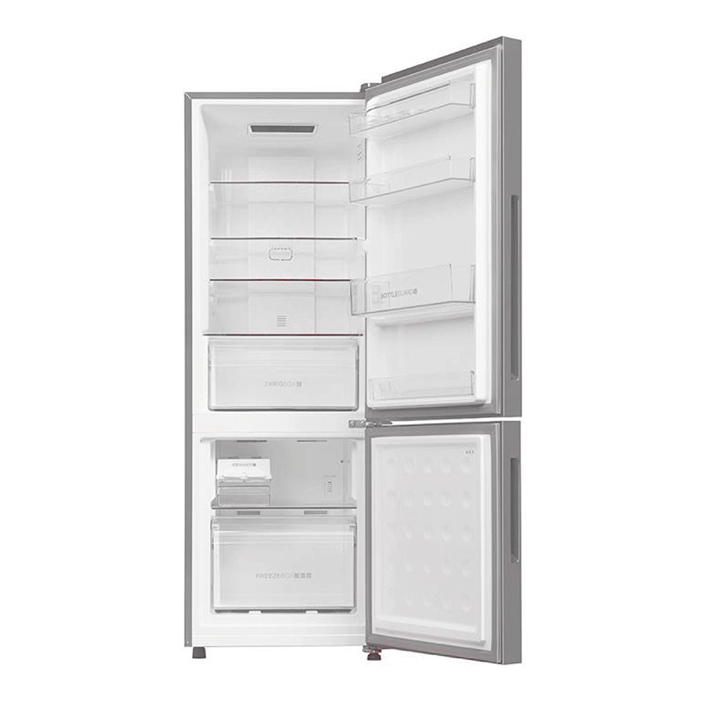 HAIER | 2 STAR | 237 LTR | DOUBLE DOOR | STAR MOON SILVER BOTTOM MOUNT | HRB-2871EMSA MOON SILVER