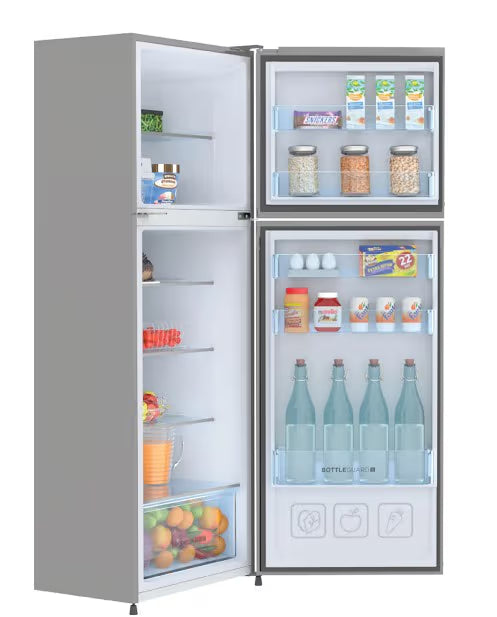 HAIER | 2 STAR | 240 LTR |DOUBLE DOOR | FROST FREE | HRF-2903BMS-P MOON SILVER