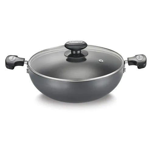 PRESTIGE | COOKWARE |HA KADAI DIA 300 MM| WITH GALSS LID CW