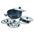 PRESTIGE | COOKWARE |HA MULTI KADAI |DIA 280 |WITH GLASS LID