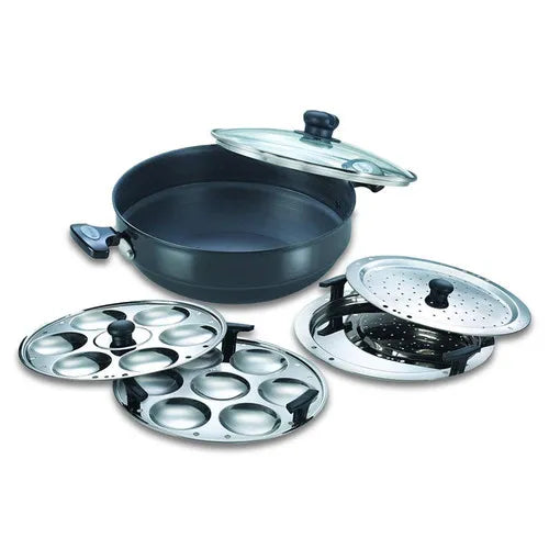 PRESTIGE | COOKWARE |HA MULTI KADAI |DIA 280 |WITH GLASS LID