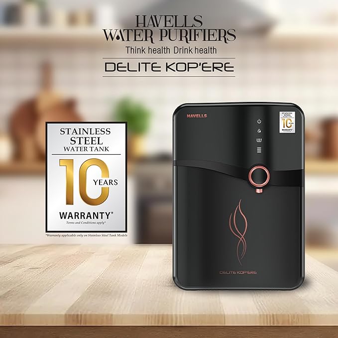 HAVELLS | Water Purifier | DELITE KOPERE | ALKALINE HR