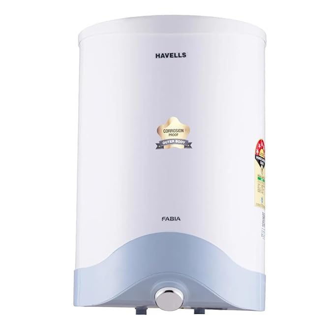 HAVELLS | Water Heater | 6 LTR | FABIA 5S | SP FP |WHITE BLUE SWH