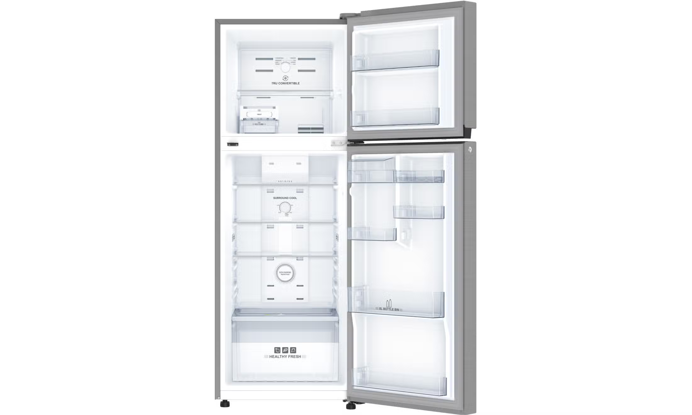 IFB | 2 STAR | 265 LTR | FROST FREE | DOUBLE DOOR | IFBFF-315AIBST BRUSH STEEL