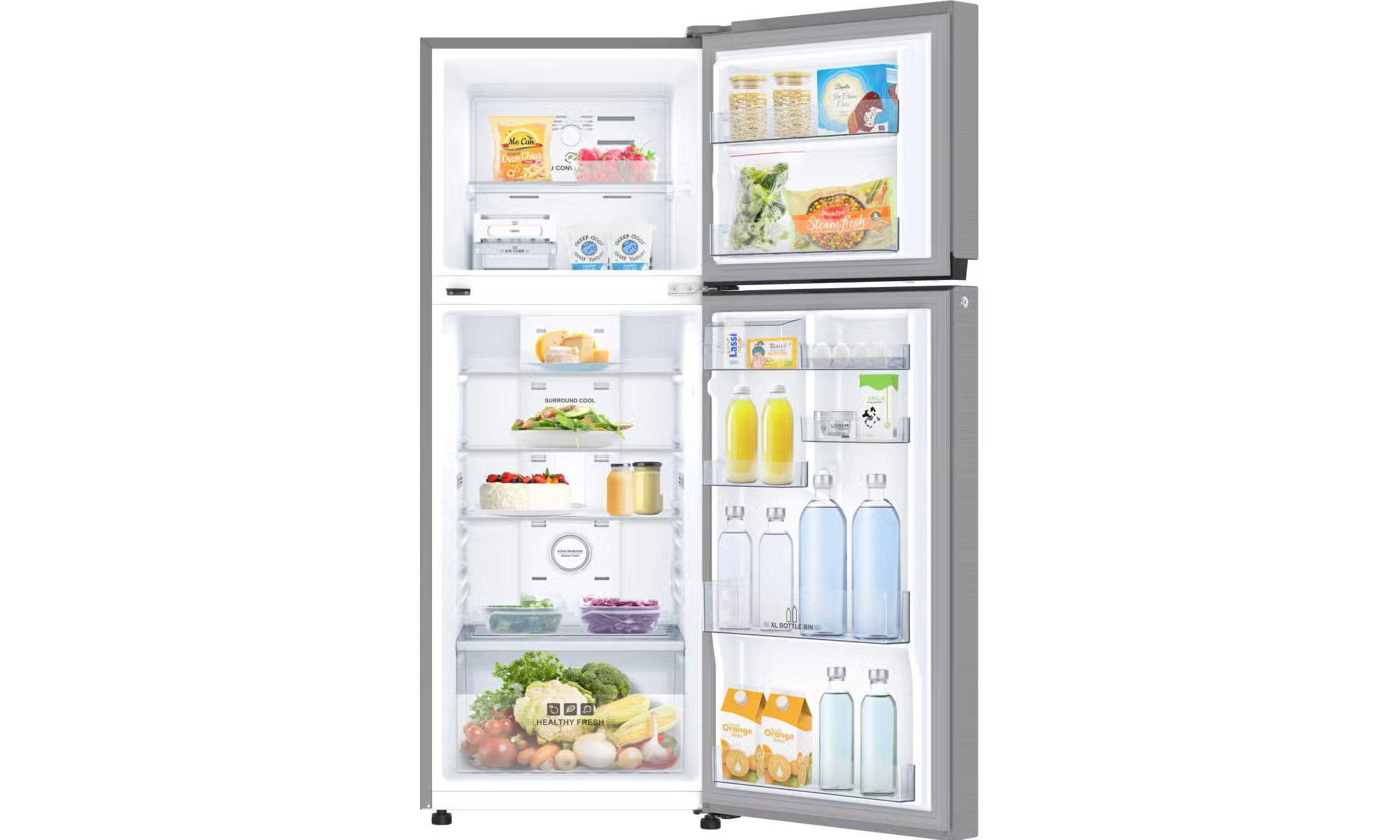 IFB | 2 STAR | 265 LTR | FROST FREE | DOUBLE DOOR | IFBFF-315AIBST BRUSH STEEL