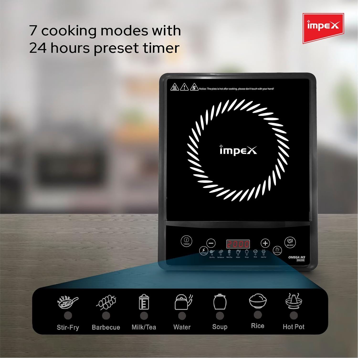 IMPEX | INDUCTION COOKER | OMEGA M3 | TX200