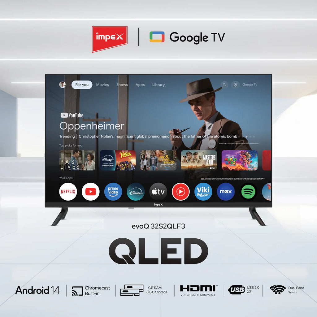 IMPEX | LED | 32 INCH | EVOQ 32S2QLF3 | HD QLED