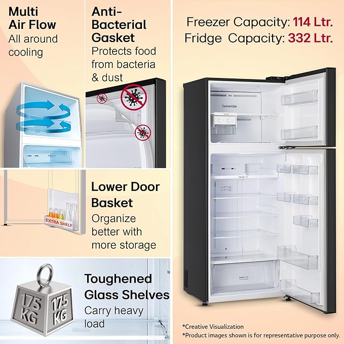 LG/ REFRIGERATOR / GL-T502CESR