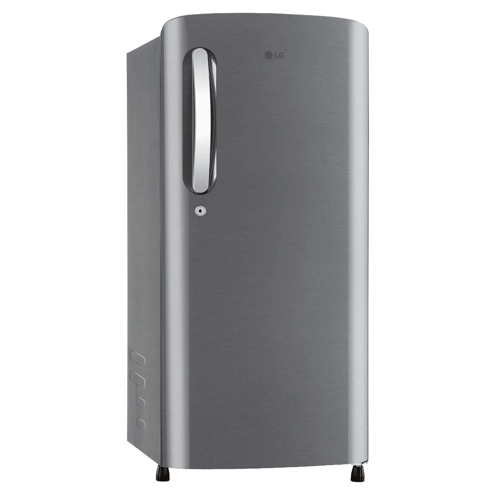 LG | 3 STAR | DIRECT COOLING | SINGLE DOOR | SMART INVERTER COMPRESSOR | GLD1936ZAPZ SHINY STEEL
