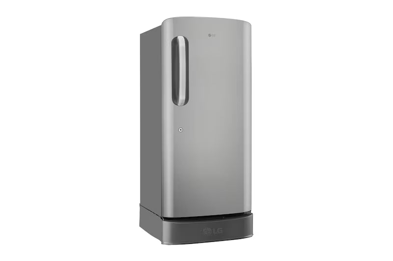 LG | 5 STAR | 210 LTR | DIRECT COOL | SMART INVERTER COMPRESSOR | SINGLE DOOR | GLD2256ZAPZ SHINY STEEL