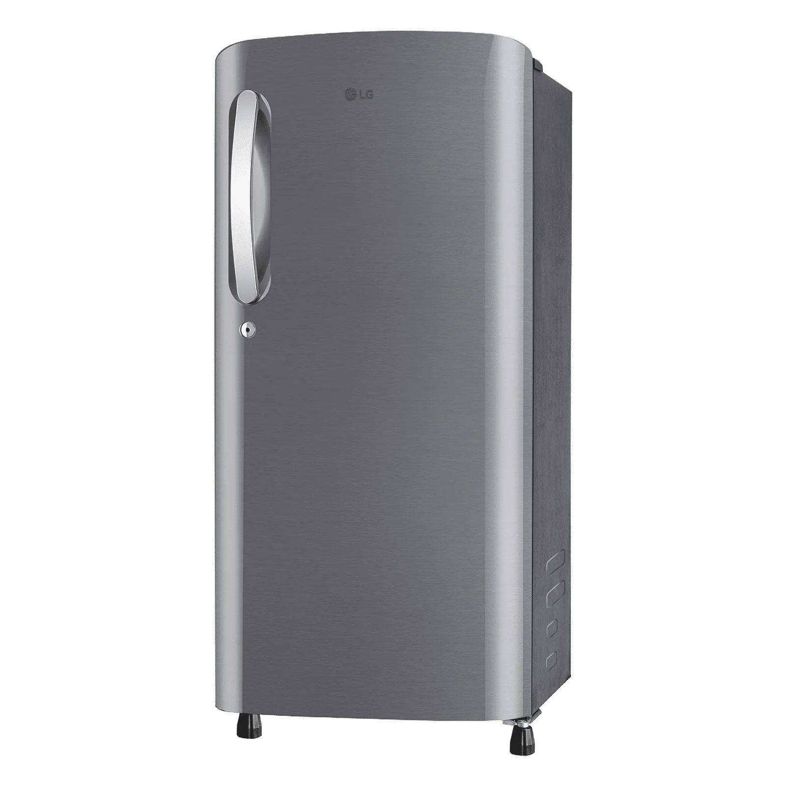 LG | 3 STAR | DIRECT COOLING | SINGLE DOOR | SMART INVERTER COMPRESSOR | GLD1936ZAPZ SHINY STEEL