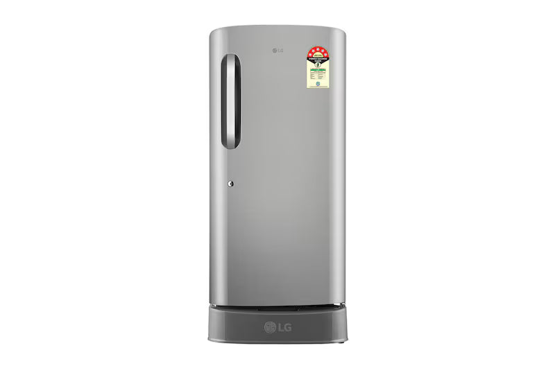 LG | 5 STAR | 210 LTR | DIRECT COOL | SMART INVERTER COMPRESSOR | SINGLE DOOR | GLD2236ZAPZ SHINY STEEL