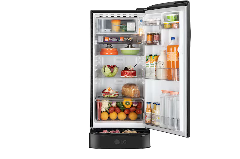 LG | 5 STAR | 185 LTR | SMART INVERTER COMPRESSOR | DIRECT COOL | GLD1956ZAEL EMERALD LOTUS