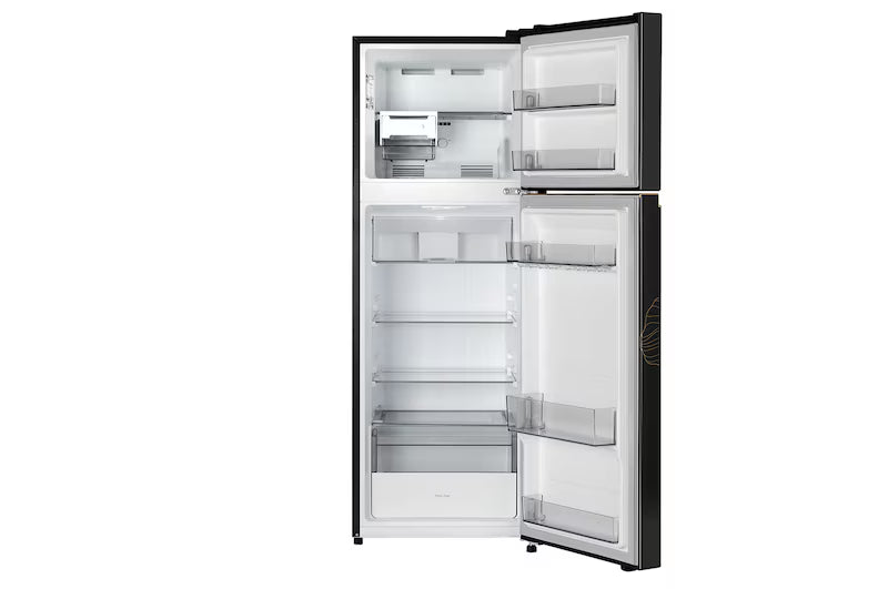 LG | 2 STAR | 246LTR | DOUBLE FRIDGE | SMART INVERTER COMPRESSOR | GL-T2526WWRO RADIANT ONYX